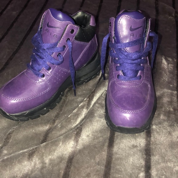 purple acg boots